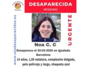 Aquest és l’estat de la Noa, la menor desapareguda a Igualada