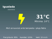 AEMET: El temps per a Igualada – 2 de Juny de 2026